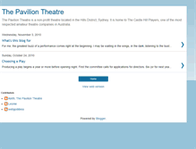 Tablet Screenshot of paviliontheatre.blogspot.com