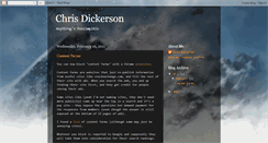 Desktop Screenshot of chrisdickerson.blogspot.com