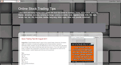 Desktop Screenshot of forum-stocktradingtips.blogspot.com