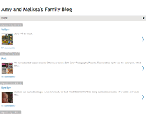 Tablet Screenshot of amyandmelissa.blogspot.com