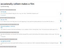 Tablet Screenshot of occasionallycolleen.blogspot.com