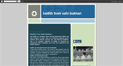 Desktop Screenshot of hadith-part01.blogspot.com
