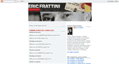 Desktop Screenshot of frattini.blogspot.com