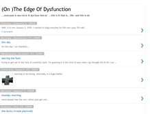 Tablet Screenshot of edgeofdysfunction.blogspot.com