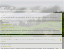 Tablet Screenshot of bloggingarchery.blogspot.com