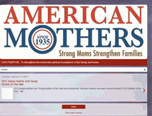 Tablet Screenshot of americanmothersalaska.blogspot.com