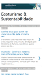 Mobile Screenshot of ecoturismoesustentabilidade.blogspot.com