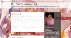 Desktop Screenshot of pinkyetlavender.blogspot.com