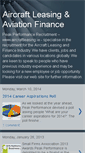 Mobile Screenshot of aircraftleasingfinance.blogspot.com