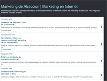 Tablet Screenshot of marketingporatraccion.blogspot.com