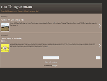 Tablet Screenshot of 100thingssebterry.blogspot.com