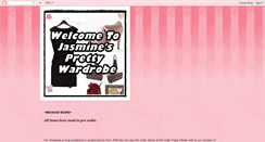 Desktop Screenshot of jasmineprettywardrobe.blogspot.com