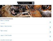 Tablet Screenshot of animal-wars.blogspot.com