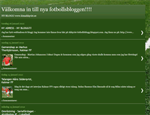 Tablet Screenshot of ahlqvist-fotbollsblogg.blogspot.com