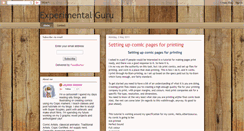 Desktop Screenshot of experimentalguru.blogspot.com