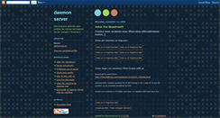 Desktop Screenshot of daemonserver.blogspot.com