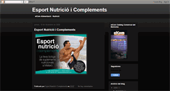 Desktop Screenshot of esportnutricioicomplements.blogspot.com