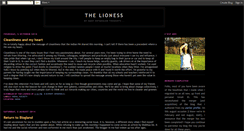 Desktop Screenshot of lionessontheprowl.blogspot.com