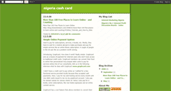 Desktop Screenshot of mynaijacashcard.blogspot.com