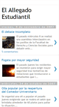 Mobile Screenshot of elallegadoestudiantil.blogspot.com