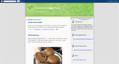 Desktop Screenshot of excellentveggiefood.blogspot.com