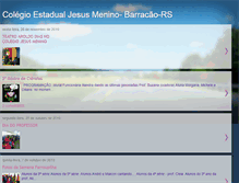 Tablet Screenshot of colestjesusmenino.blogspot.com
