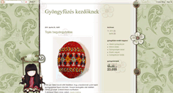 Desktop Screenshot of gyongyosblog.blogspot.com