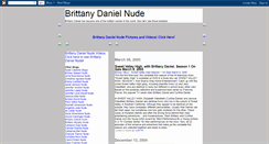 Desktop Screenshot of brittany-daniel-nude.blogspot.com