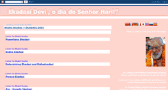 Desktop Screenshot of ekadasi-devi.blogspot.com