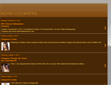 Tablet Screenshot of beingcleopatra.blogspot.com