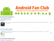 Tablet Screenshot of androidfanclub.blogspot.com