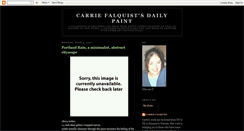 Desktop Screenshot of carriefalquist.blogspot.com