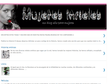 Tablet Screenshot of mujeresinfielesweb.blogspot.com