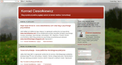 Desktop Screenshot of ciesiolkiewicz.blogspot.com
