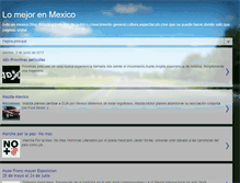 Tablet Screenshot of lomejorenmexico.blogspot.com