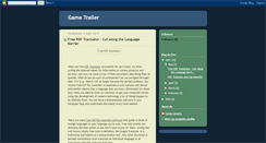 Desktop Screenshot of game-trailer1.blogspot.com