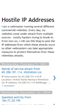 Mobile Screenshot of hostile-ip-addresses.blogspot.com