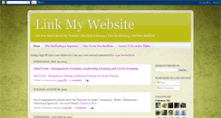 Desktop Screenshot of linkmywebsite.blogspot.com