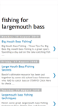 Mobile Screenshot of fishingforlargemouthbass.blogspot.com