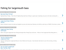 Tablet Screenshot of fishingforlargemouthbass.blogspot.com