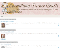 Tablet Screenshot of everythingpapercrafts.blogspot.com