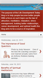 Mobile Screenshot of lifedevelopmenttoday.blogspot.com