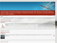 Tablet Screenshot of lifedevelopmenttoday.blogspot.com