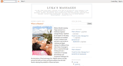 Desktop Screenshot of lukamassage.blogspot.com