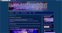 Desktop Screenshot of blisscodedsound.blogspot.com