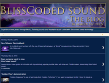 Tablet Screenshot of blisscodedsound.blogspot.com