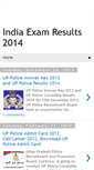 Mobile Screenshot of indiaexamresultsinfo.blogspot.com