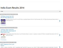 Tablet Screenshot of indiaexamresultsinfo.blogspot.com