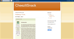 Desktop Screenshot of cheezitsnack.blogspot.com