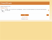 Tablet Screenshot of cheezitsnack.blogspot.com